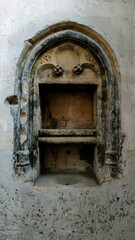 Fototapeta na wymiar Eglise abbatiale XIIème siècle SAINT ANTOINE L'ABBAYE (Isère)