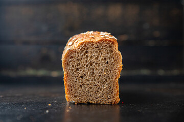 bran bread cereals useful supplements durum wheat meal snack on the table copy space food background rustic. top view