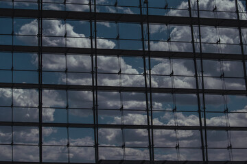 Fototapeta na wymiar Windows on a cloudy day