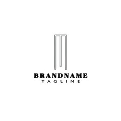 coat stand cartoon logo template icon design black symbol vector illustration