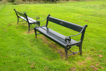 Benches At The Muiderslot Castle At Muiden The Netherlands 31-8-2021