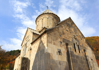 Fototapeta na wymiar Haghartsin Monastery - Monastery complex of the XIII century in Haghartsin, Armenia