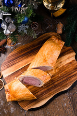 wellington is a traditional dish for Christmas