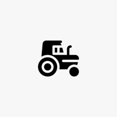 tractor icon. tractor vector icon on white background