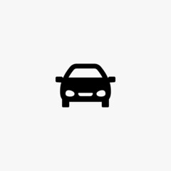 Fototapeta premium car icon. car vector icon on white background