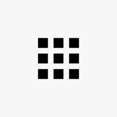 menu icon. menu vector icon on white background