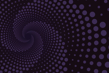 Vector spiral background of dots