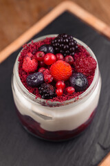 yogurt with berries