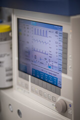 medical monitor, monitor in the operating room, patient monitor, intensive care, surgery, operation