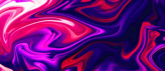 Hand Painted Background With Mixed Liquid Paints. Abstract Fluid Acrylic Painting. Marbled Colurful Abstract Background. Liquid Marble Pattern.