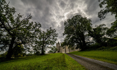 Crom Estate Castle and buildings, Upper Lough Erne, County Fermanagh, Northern Ireland