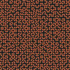 Abstract Geometric Pattern generative computational art illustration