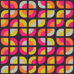 Abstract Geometric Pattern generative computational art illustration