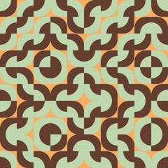 Abstract Geometric Pattern generative computational art illustration