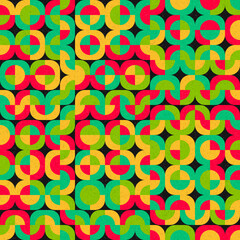 Abstract Geometric Pattern generative computational art illustration