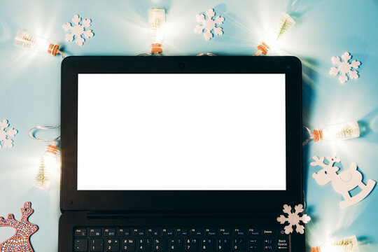 New Year's Christmas composition