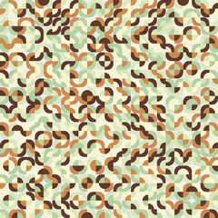 Abstract Geometric Pattern generative computational art illustration