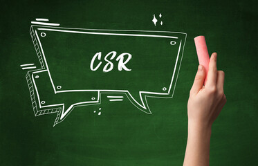 Hand drawing abbreviation concept