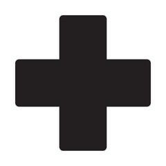 Obraz premium Medicine and healthcare icon in simple style on white background isolated