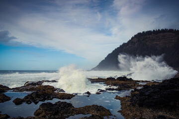 Crushing waves at Cape Perpetua