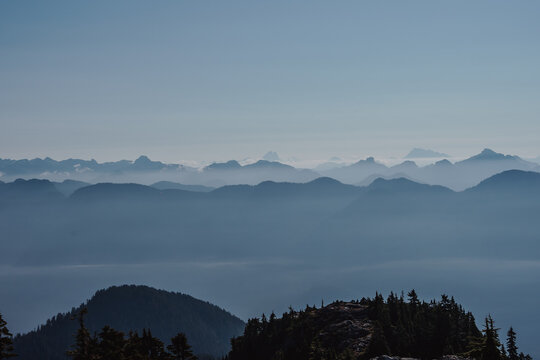 sunrise over mountains