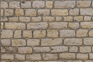 Yellow brown brick background, Abstract geometric pattern texture, Old Classic vintage style outdoor building wall, Can be used as background for display or montage your products.
