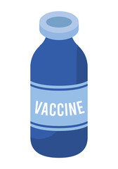 vaccine vial isometric