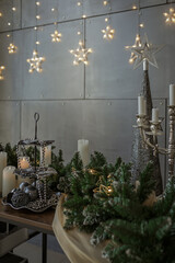 christmas tree in the church