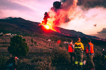 Cumbre vieja Volcano. La Palma. Canary Islands. Spain