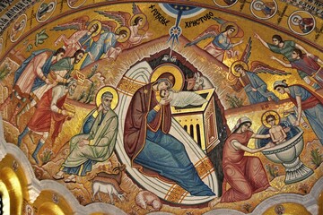 Obraz premium mosaic in the church