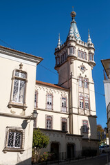 View on one of the streets of Sintra, Portugal.