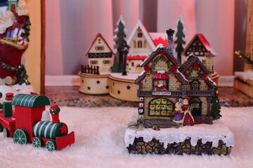 llegada del tren de navidad