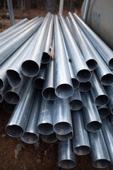 Stainless construction pipes for infrastructure