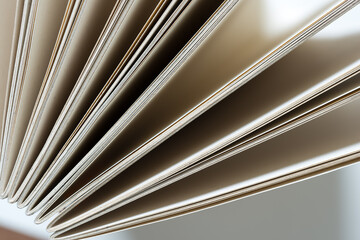 paper signatures - bookbinding theme