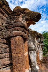 Fototapeta premium Historical and Ancient Temple Ruins in Thailand