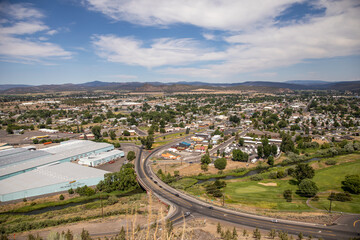 Prineville, Oregon Wide Angle Shot