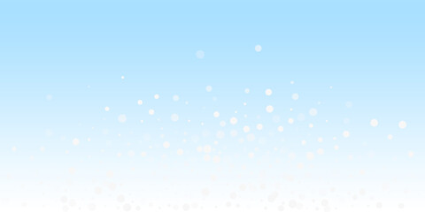 Obraz premium White dots Christmas background. Subtle flying sno