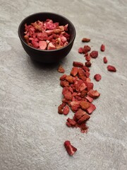 Freeze-dried strawberries