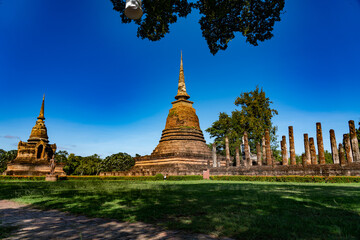 Fototapeta premium Historical Towns, Temples and Ancient Ruins in Thailand