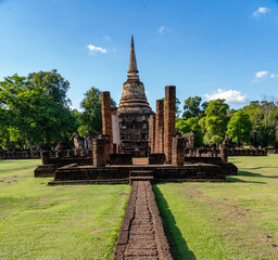 Obraz premium Ancient Ruins and Historical Parks in Thailand