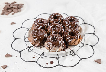 chocolate cake on a plate