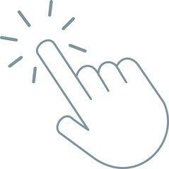 hand icon clicking on something