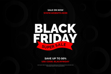 Black Friday Banner Background