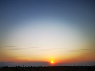 Obraz premium sunset in the sky