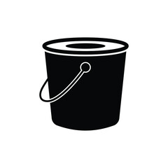 Bucket icon design isolated on white background