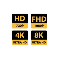 4K Ultra HD vector