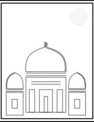 illustration of a mosque