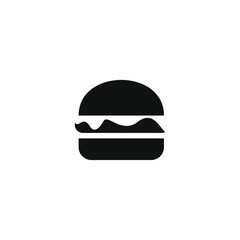 burger icon on white background