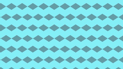 ダイヤモンドパターン　ブルー