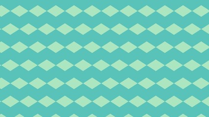 ダイヤモンドパターン　グリーン